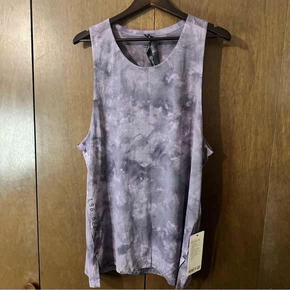 Lululemon Always Agile Tank Top *Spray Dye Diamond Dye Dusky Lavender XL NWT - Picture 5 of 15